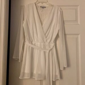 Purple Snow Romper